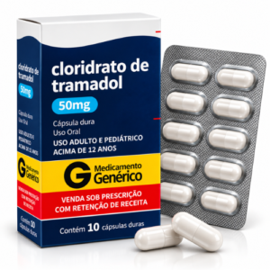 Cloridrato de Tramadol 50 mg – 10 Cápsulas
