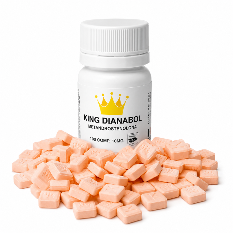 Dianabol King Pharma 10 mg – 100 Comprimidos | Metandrostenolona