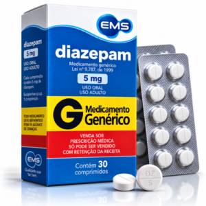 Diazepam 5mg - 30 comprimidos