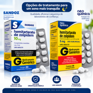 hemitartarato de zolpidem - Convencional e Sublingual