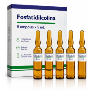Lipostabil - Fosfatidilcolina - 5 Ampolas - 5ml cada