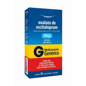 Escitalopram 10mg - 30cps – Antidepressivo ISRS