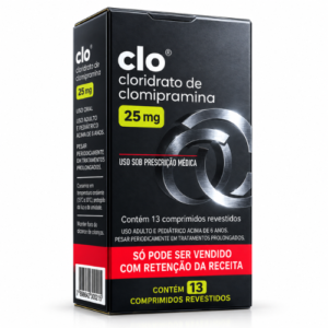 Cloridrato de Clomipramina 25mg 30 Comprimidos