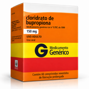 Cloridrato de Bupropiona 150mg - 60 Comprimidos