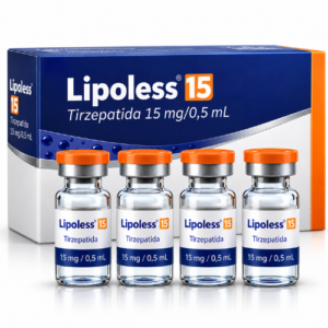 Lipoless 15mg - Caixa com 4 viais